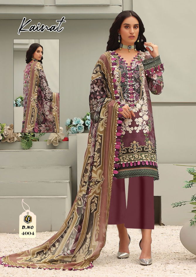 Keval Kainat 4 Luxury Lawn Wholesale Karachi Dress Material
